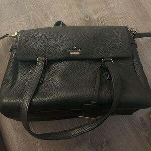 Kate Spade Black Satchel with Structured Design